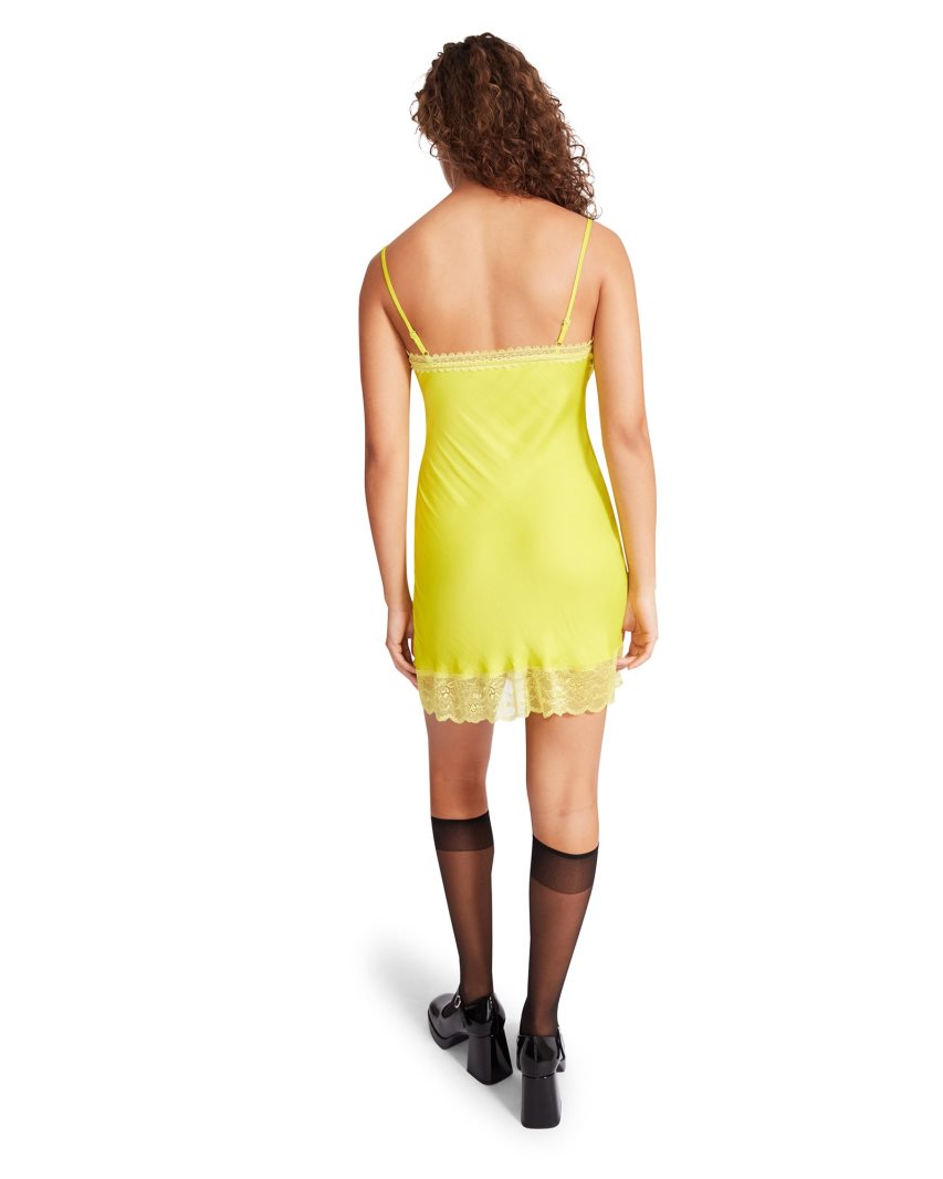 Vestido Steve Madden Veera Citron Mujer Amarillo | ES NUS689